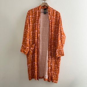 Nooworks Orange and Pink Robe